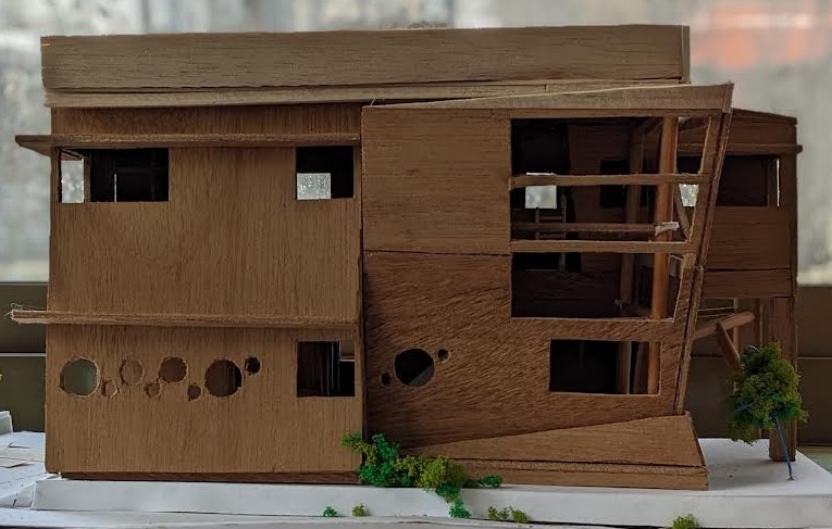 住宅地に数寄の景色